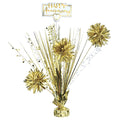 Happy Anniversary Gold Table Centerpiece - Foil Spray, 18in